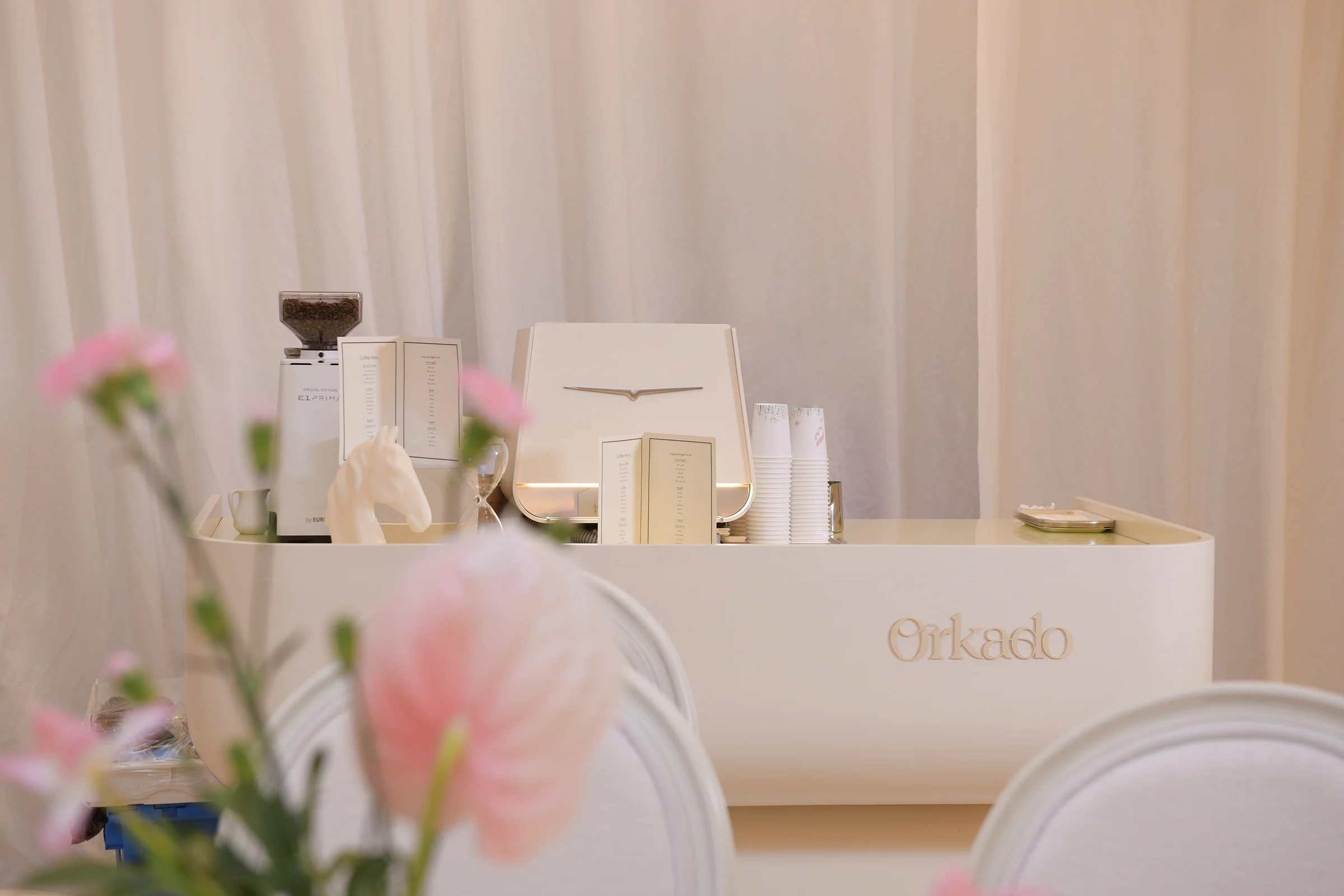 Wedding planners in qatar stage backdrop and lighting in Doha