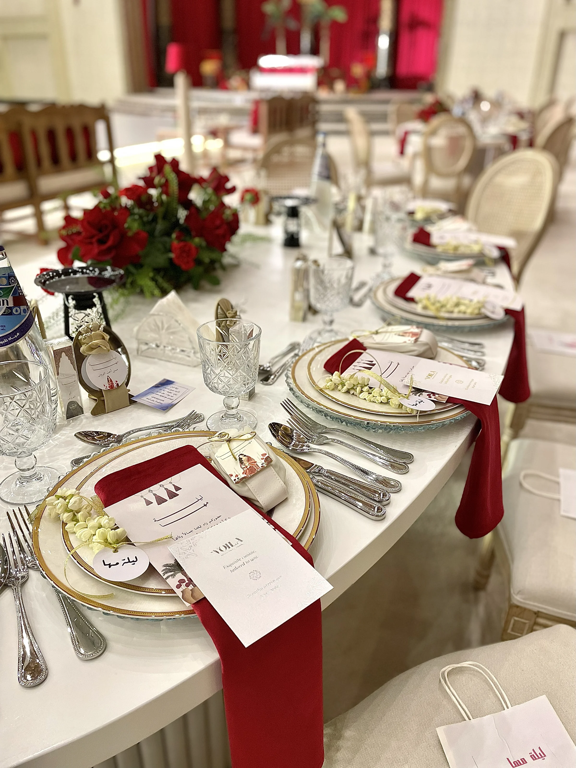 Luxury wedding decoration qatar setup by Al Anaqh