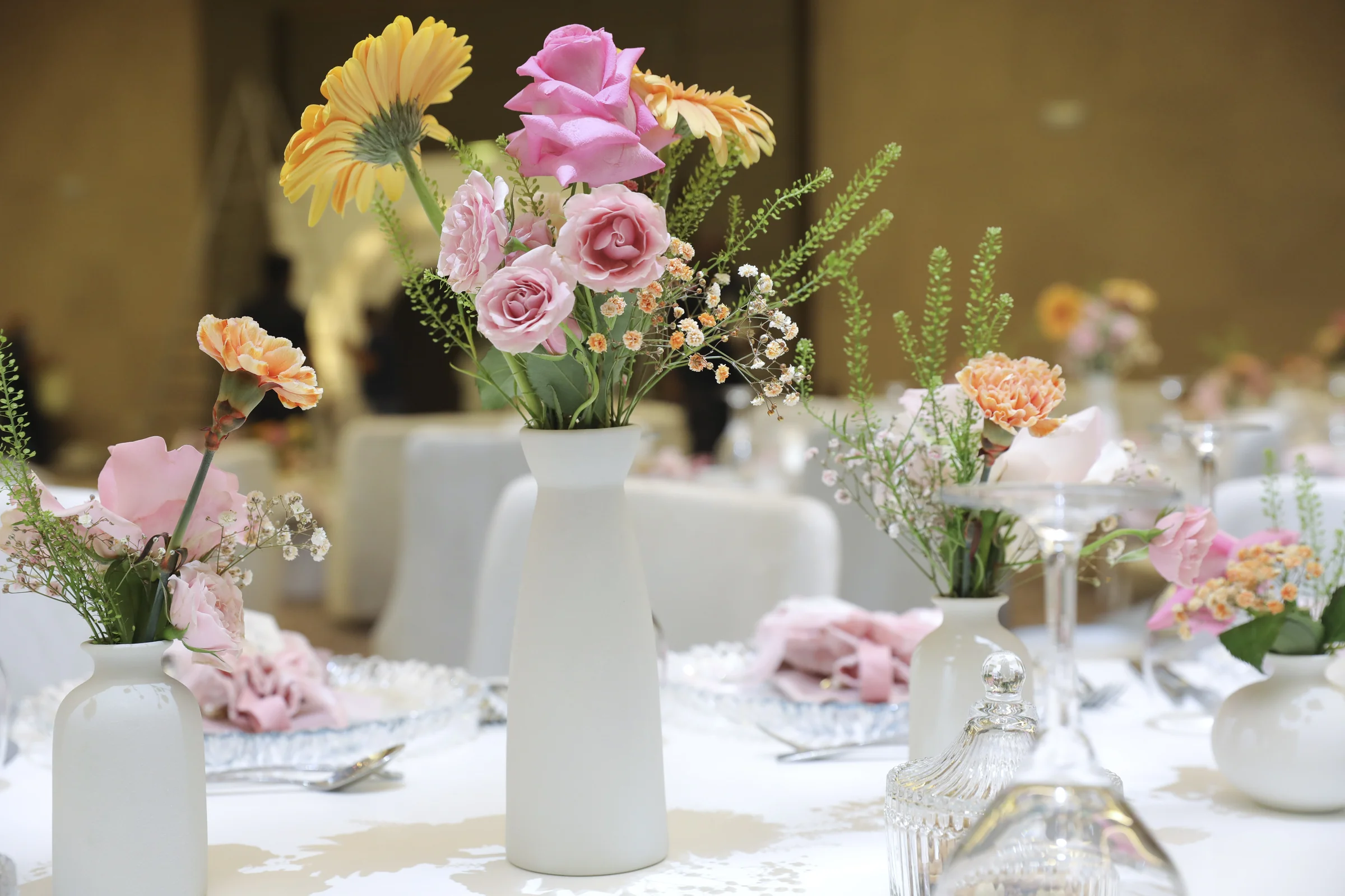 Kosha stage design in Doha for luxury wedding reception