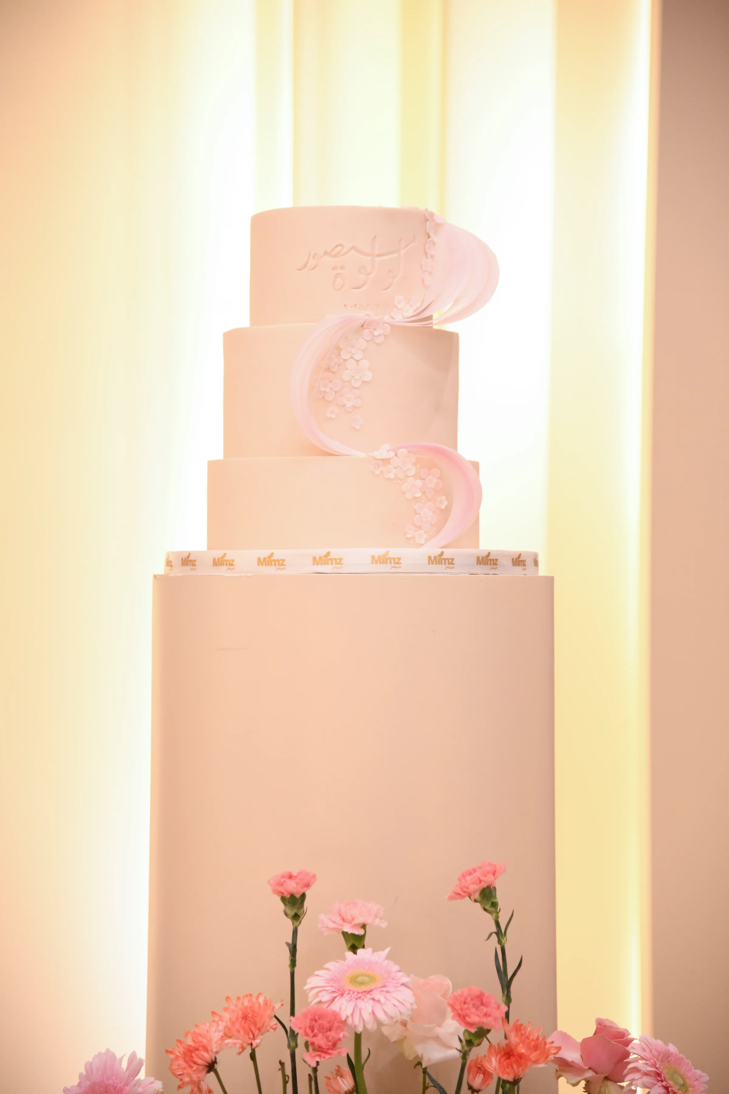 Wedding planners in qatar stage backdrop and lighting in Doha